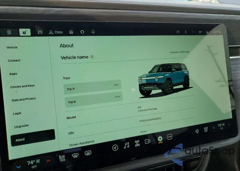 2023 Rivian R1S Adventure z USA, uszkodzony, nr VIN 7PDSGABA6PN018752